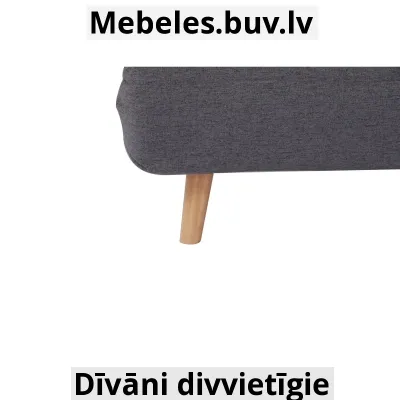 dīvāns dark gray - Valmieras stūra dīvān