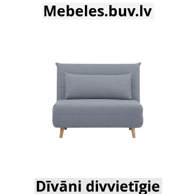 dīvāns orvis light grey - 2 viet divāns