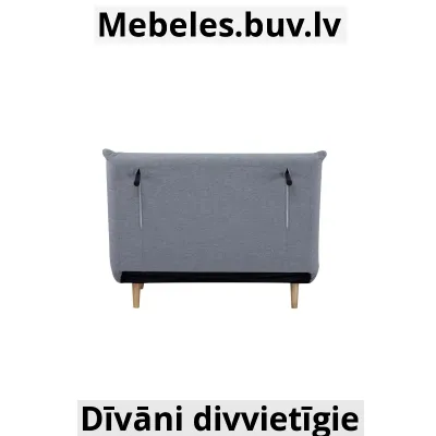 dīvāns orvis light grey - Divans 2v