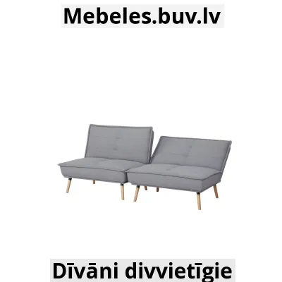dīvāns amber light grey - Ja 2v divans