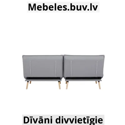 dīvāns amber light grey