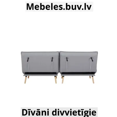 dīvāns amber light grey