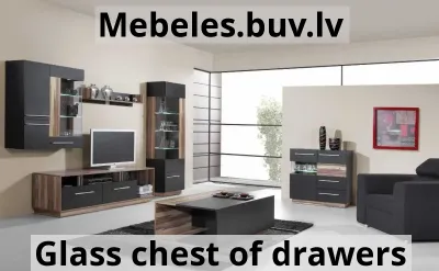 chest of drawers mms5 - Glass furniture mail
