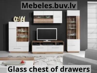 chest of drawers mms5 - Royal w4d glass case