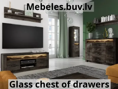 cupboard ipl8-jsl - Glass display cabinets for living room