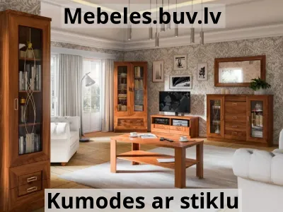 kumode tds14-jsl - Melna stura stiklu vitrina