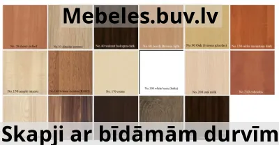 skapis banga - Kompakts skapis ar bīdāmām durvīm