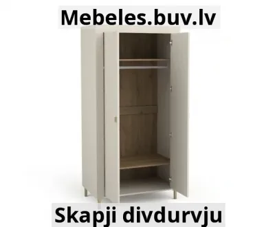 skapis drēbju mossa 01 - Drēbju skapis viendurvju cena