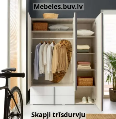 skapis re-mbr1 - Liels trīsdurvju skapis