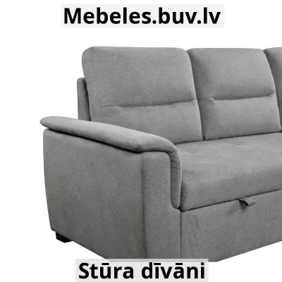 dīvāns karis gaiši pelēks - Stura divani izlaizamie