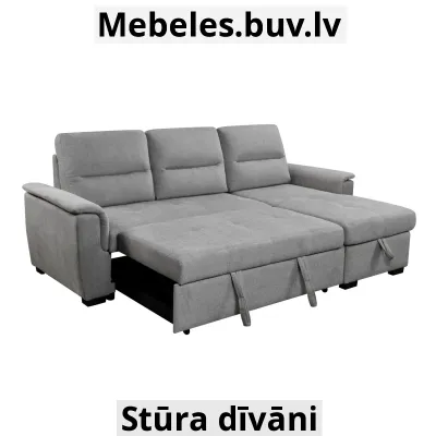 dīvāns karis gaiši pelēks - Stura divani liepájà