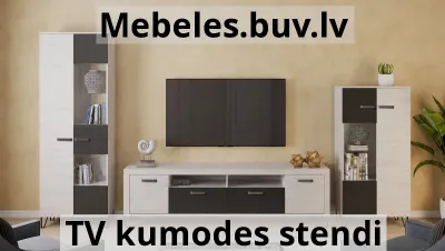 tv tumba rio 18m - Mūsdienīga balta tv tumba