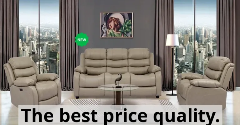 Set of upholstered furniture sofa  2 relax chairs